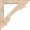 Ekena Millwork Merced Traditional Smooth Bracket w/ Offset Brace, Douglas Fir, 7 1/2"W x 44"D x 44"H BKT0806X44X44MRC01SDF - alternate 4